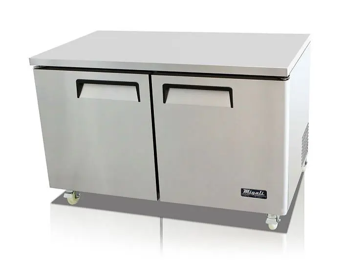 Migali Multi-Purpose 60″ Under-counter & Work Top Freezer, 60.2"x30"x37.25" (WxDxH), 134A, C-U60F-HC