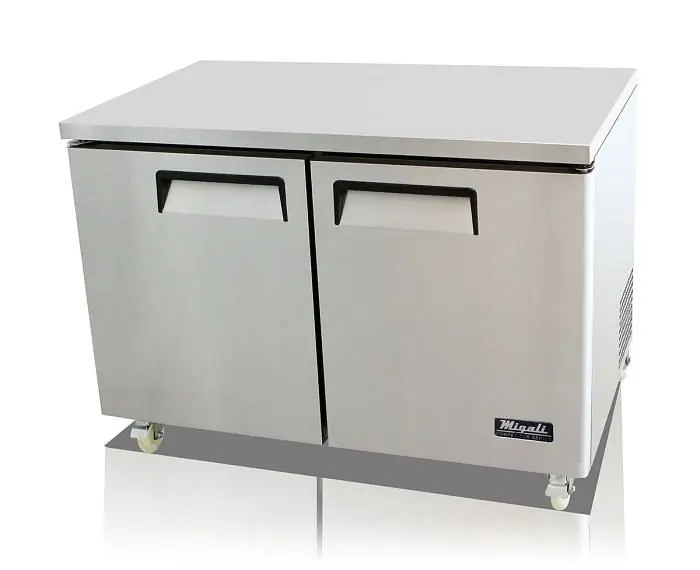 Migali 48″ Under-counter & Work Top Freezer, 48.2"x30"x37.25" (WxDxH), 134A, Lift Gate included, C-U4...