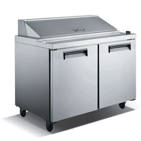 U-Star Refrigerated Salad/Sandwich Prep Table - 2 Door, 60", USSL-2D/60