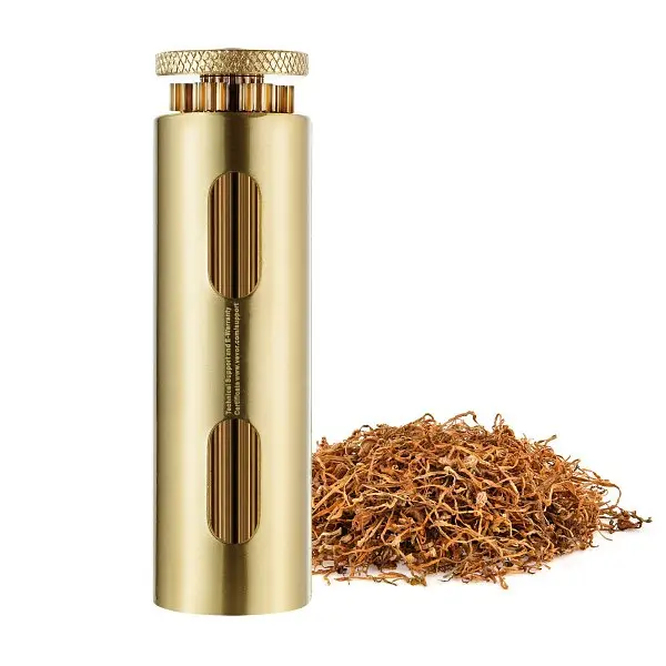 VEVOR Quick-Release Cigarette Rolling Machine, Solid Brass Cigarette Roller, Manual Tobacco Rolling Machine Fits Up to 70m...
