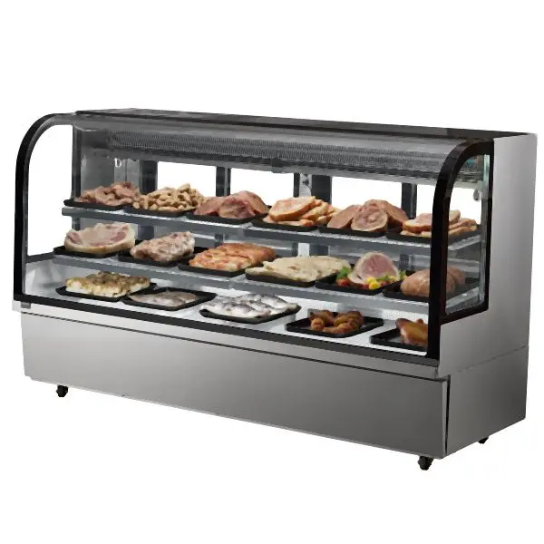 VEVOR Refrigerated Presentation Case Bakery Presentation Fridge Case 32 cu ft/901L 4-Tier, SSZSJLDHX32CG1V9UV1