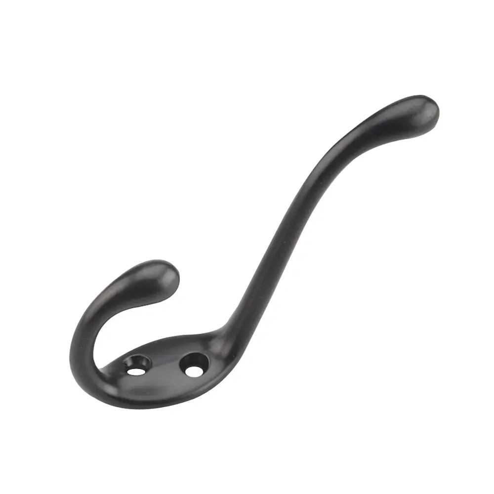 Black Sturdy Coat Hook # 237, 5-1/2"