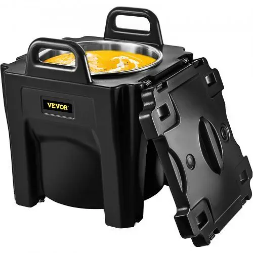VEVOR Scratch-Resistant Insulated Beverage Carrier Hot Cold Drink Soup Server 8 Gal Base Black, SPBWXHSBWT30LBMYXV0