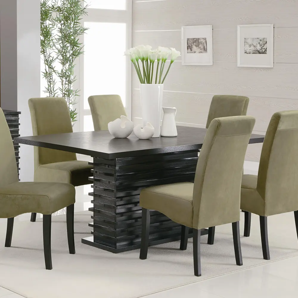 Diamond Modern Furniture COA Stanton Dining Table Pedestal Base 102061