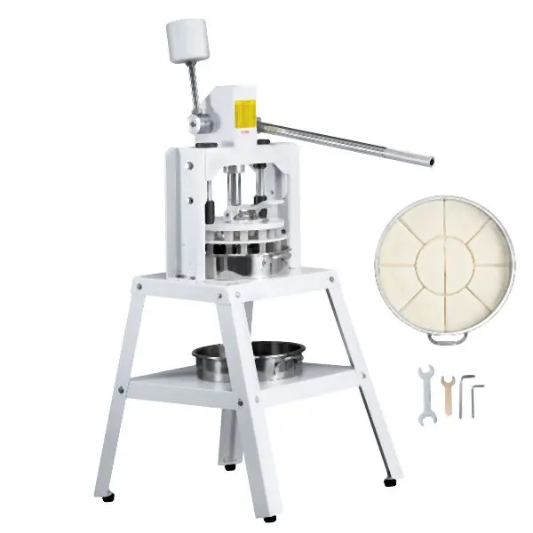VEVOR Grooved Manual Dough Divider 10 Pieces Hand Press Dough Cutter Bread Maker Bakery, SDMTFGQLD10LYPDHQV0