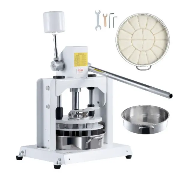 VEVOR Smooth-Operating Manual Dough Divider 18 Pieces Hand Press Dough Cutter Bread Maker Bakery, SDMTFGQTM18LO1RE9V0