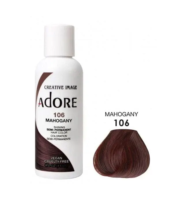 Mahogany 106 semi-permanent hair color