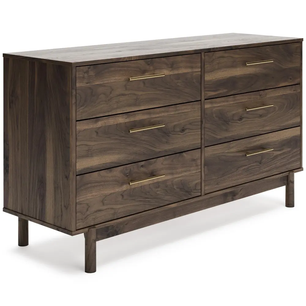 Diamond Contemporary Furniture Exclusive Design Calverson 6-Drawer Dresser EB3660-231