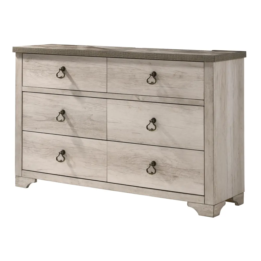 Diamond Modern Furniture CM Patterson 6-Drawer Dresser B3050-1
