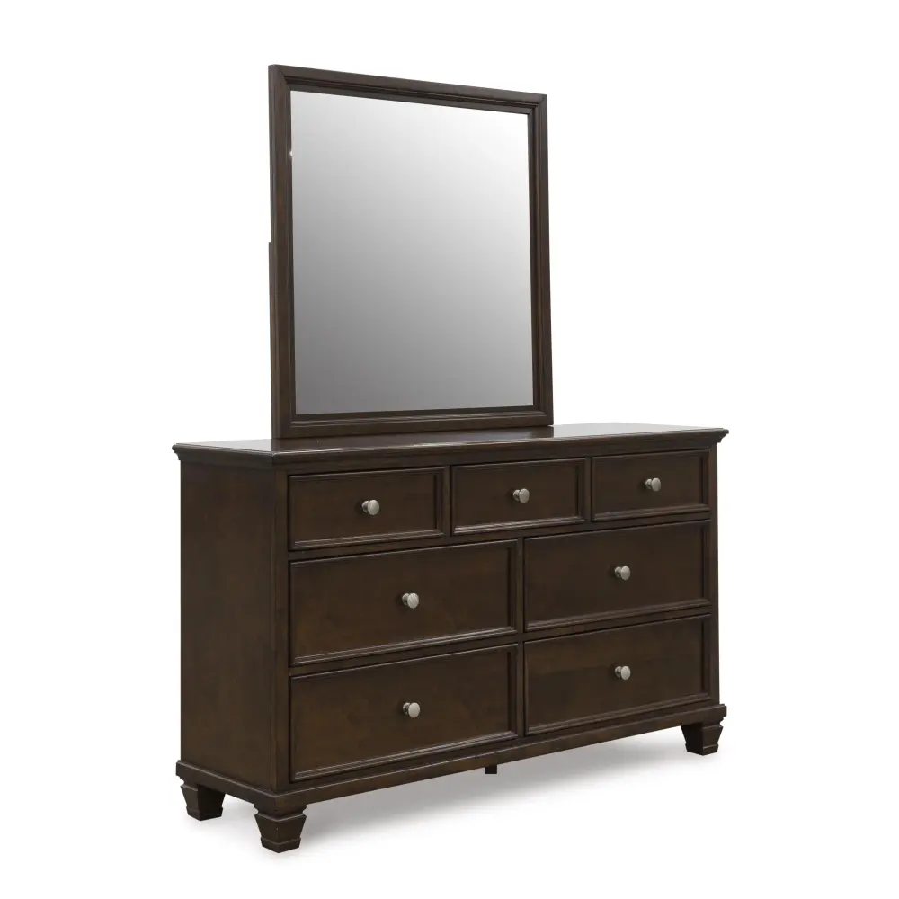 Diamond Modern Furniture Privileged Design Danabrin 7-Drawer Dresser Mirror B685-31/B685-36
