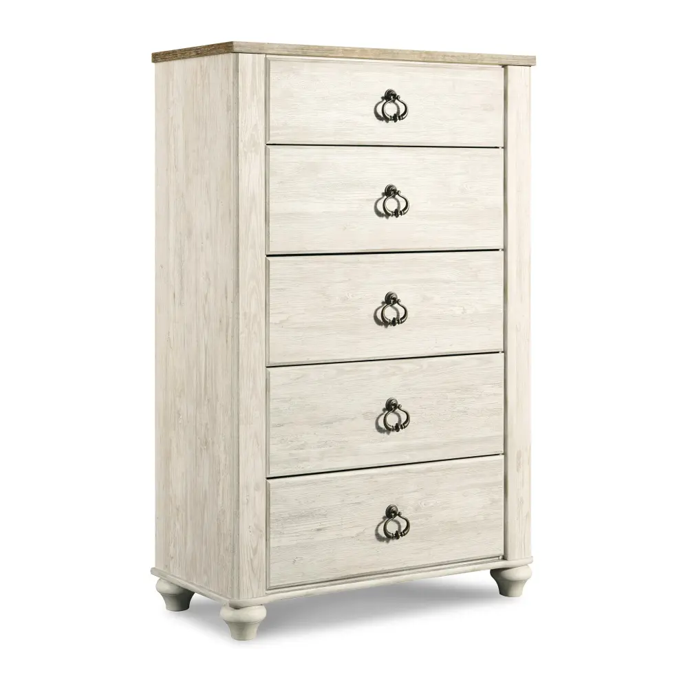 Diamond Modern Furniture Unique Design Willowton 5-Drawer Chest B267-46