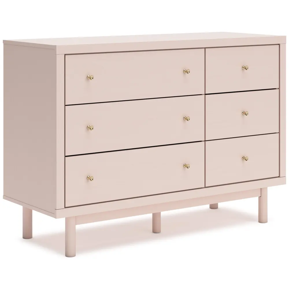 Diamond Modern Furniture Unique Design Wistenpine 6-Drawer Dresser B1323-221