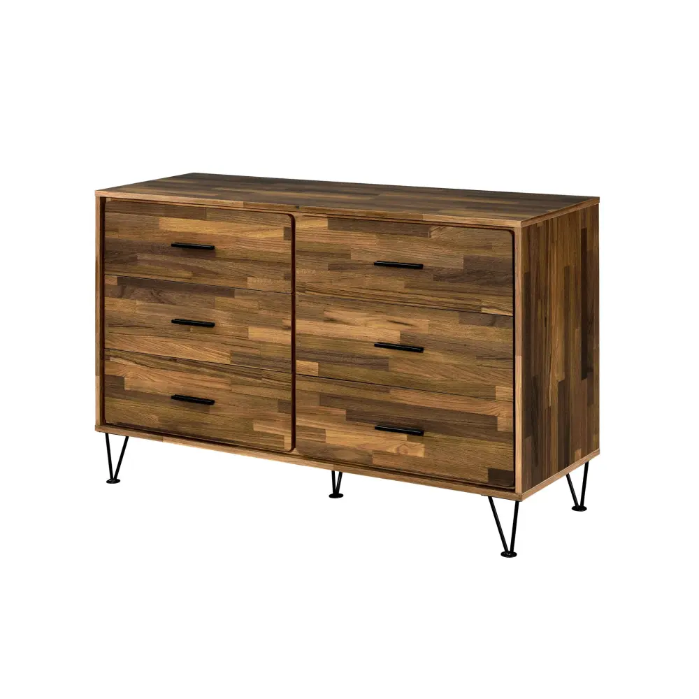 Hestia - Dresser - Walnut USB Charging Station