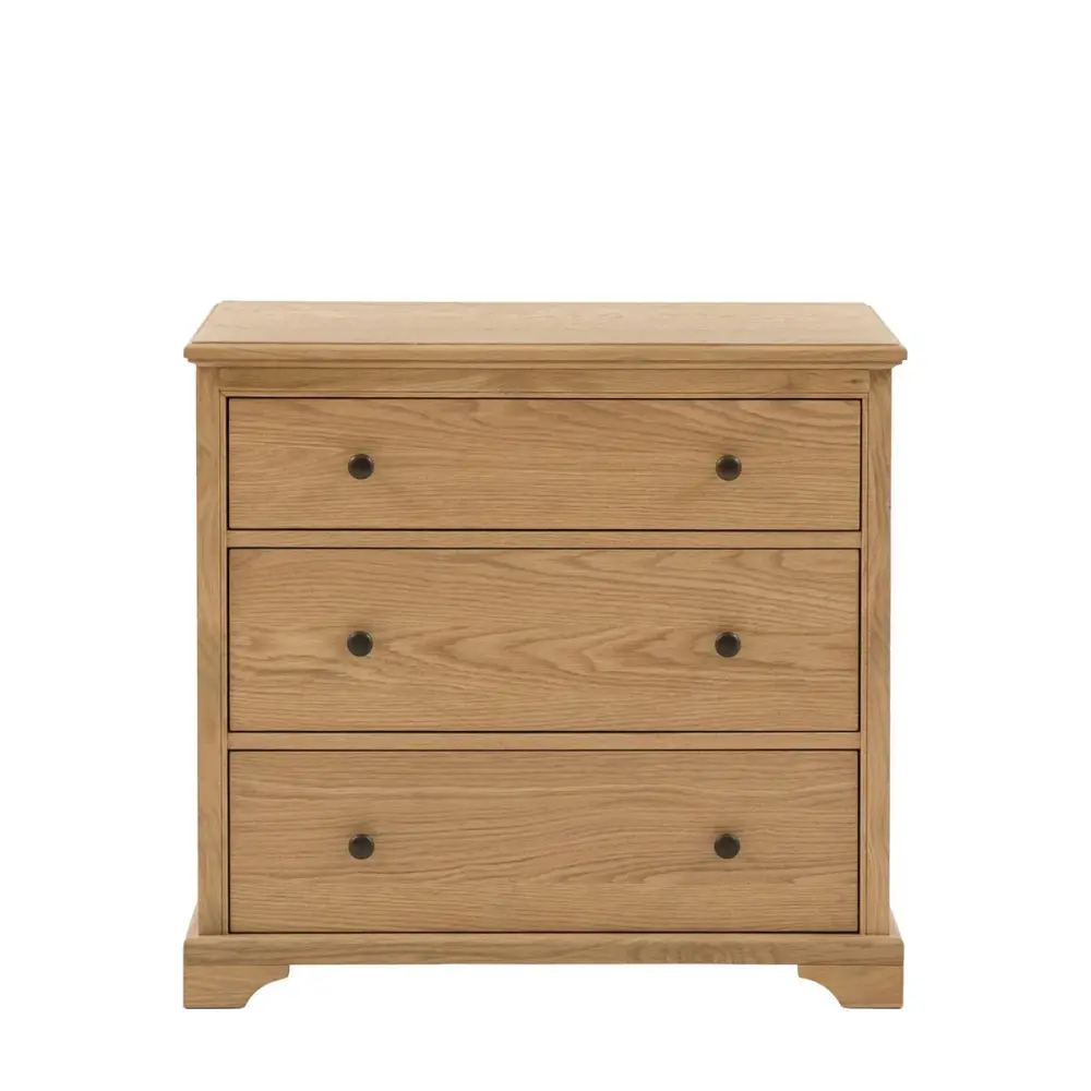 Malvern 3 Drawer Chest - Unadulterated
