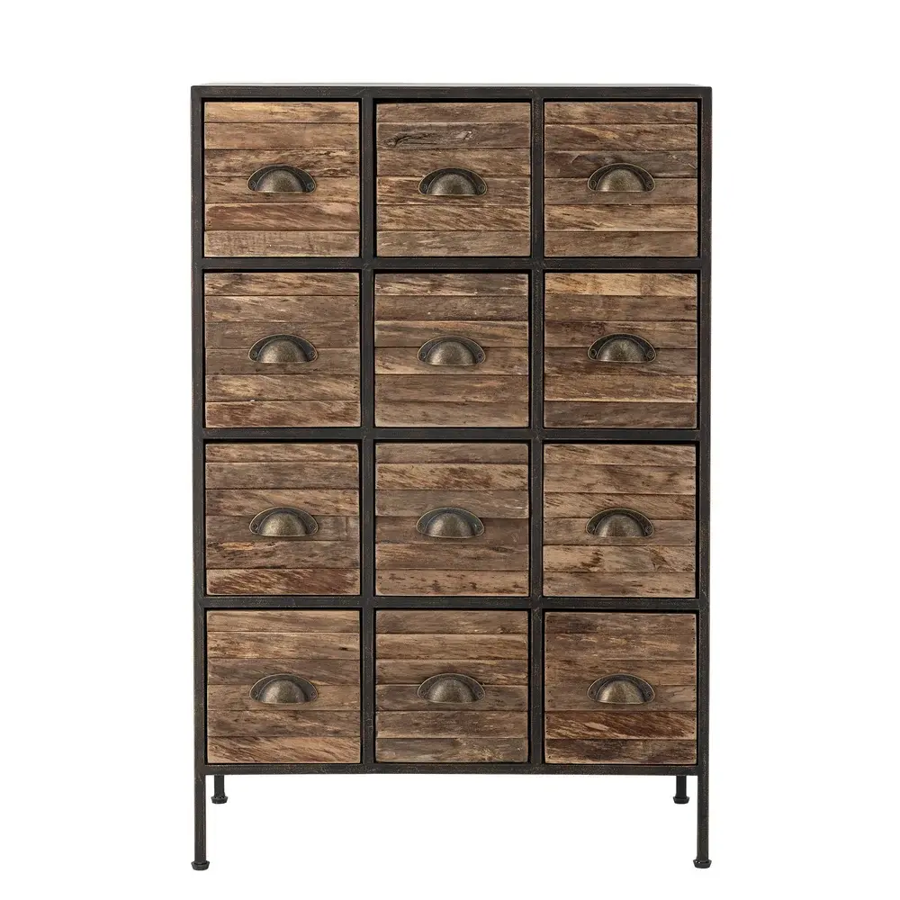 Matteo Chest Drawers - Charcoal Metal