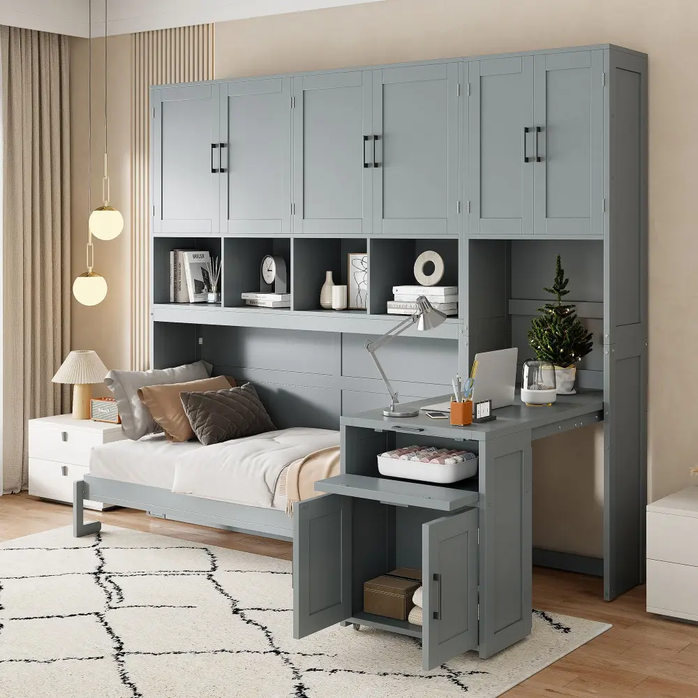 Murphy Wall Bed Closet, Drawers & Desk