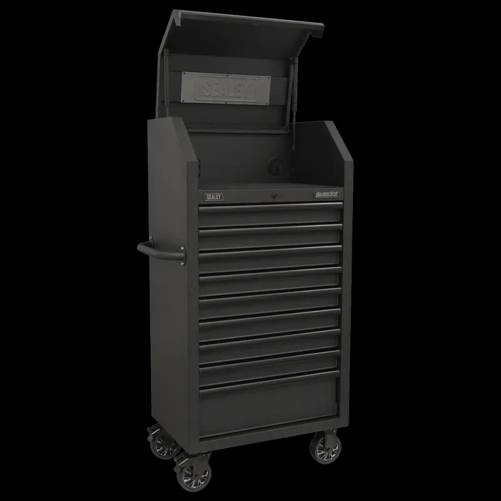 Sealey AP2709BE Tower Cabinet 9 Drawer 690mm Plush Close Drawers & Power Strip