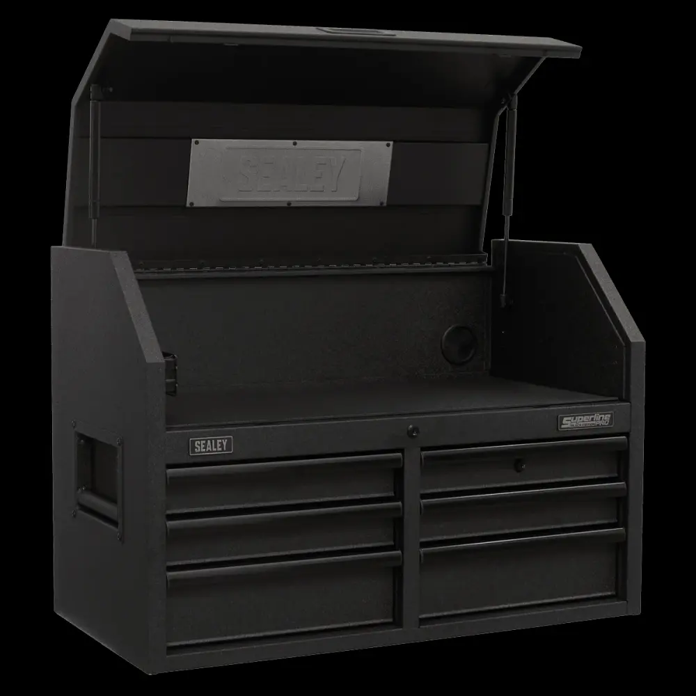 Sealey AP3607BE Topchest 6 Drawer 910mm Velvety Close Drawers & Power Strip
