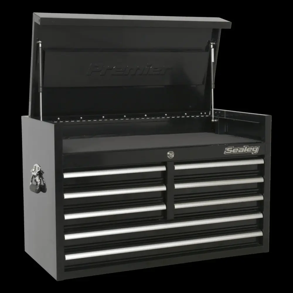 Sealey PTB91508 Topchest 8 Drawer 915mm Heavy-Duty Onyx
