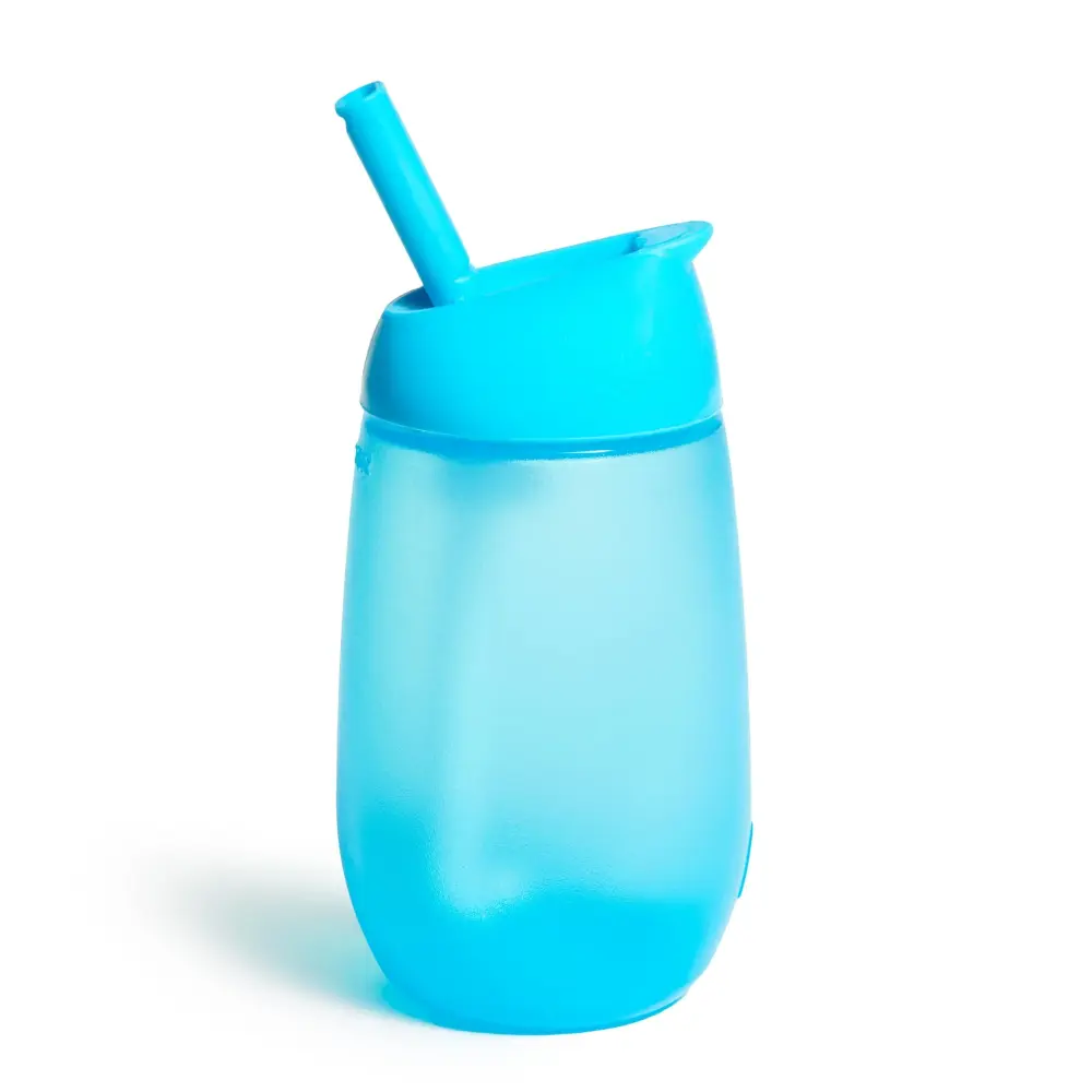 Simple Clean Straw Cup 10 oz - Blue