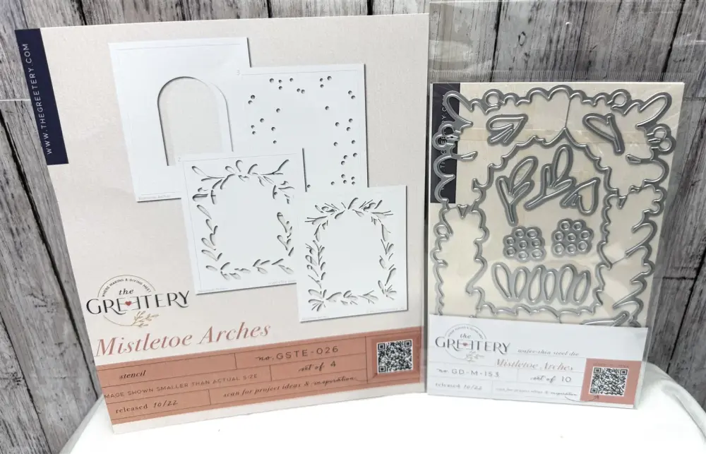 Greetery MISTLETOE ARCHES Christmas Dies & Stencils