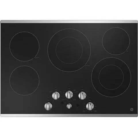 GE 30-inch Built- Electric Cooktop JEP5030STSS