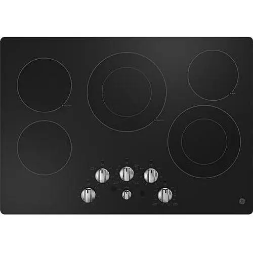 GE 30-inch Built- Electric Cooktop JEP5030DTBB