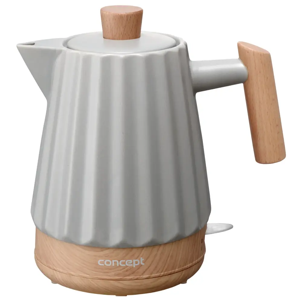 Concept electric kettle, ceramic, 1500W, 1.5L, light pewter, RK0091