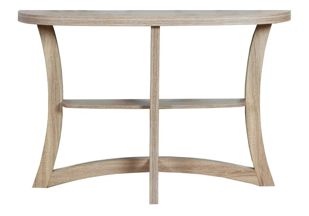 Bench Hooks Accent Console Table Entryway, Vogue - Taupe