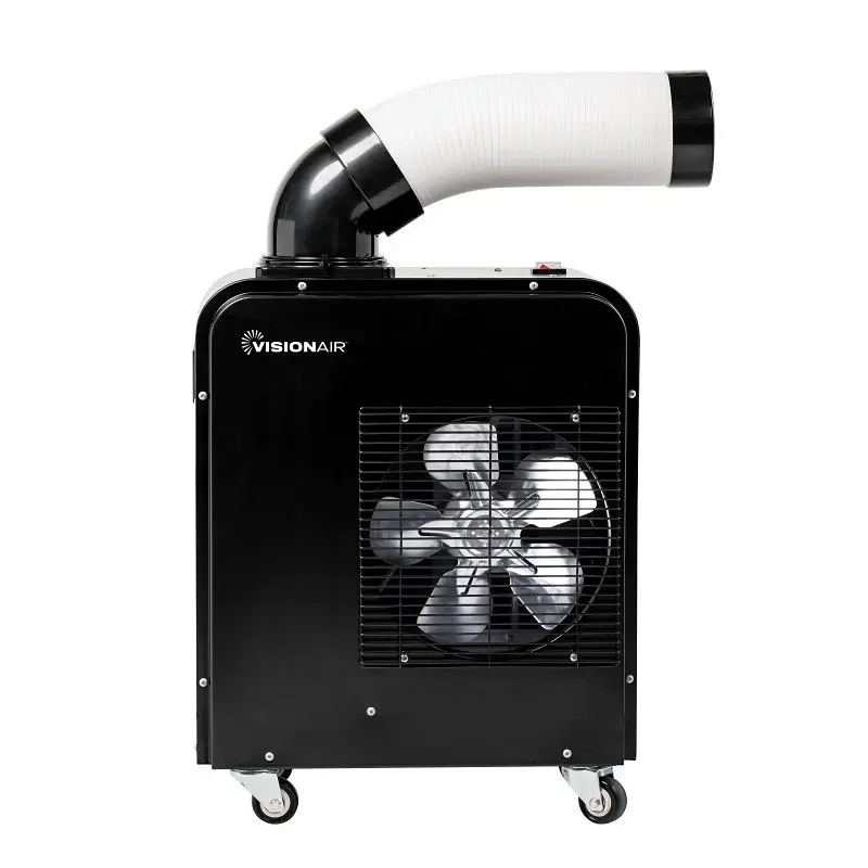 VisionAir 2VASPOT5300 Portable Spot Cooler, 7000 Btu Cooling, 1-Speed, 115 V, 15 , Onyx