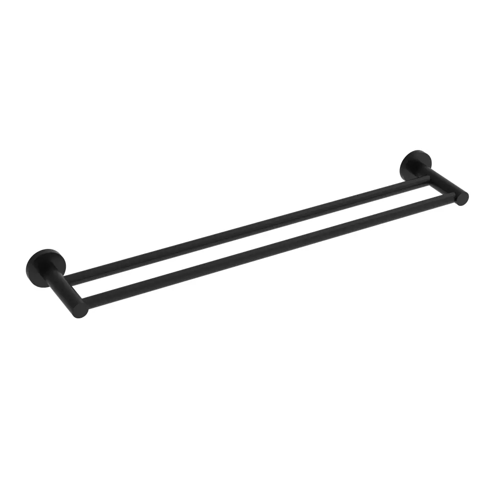 Porte-serviettes paired Lava 24 po - Noir mat