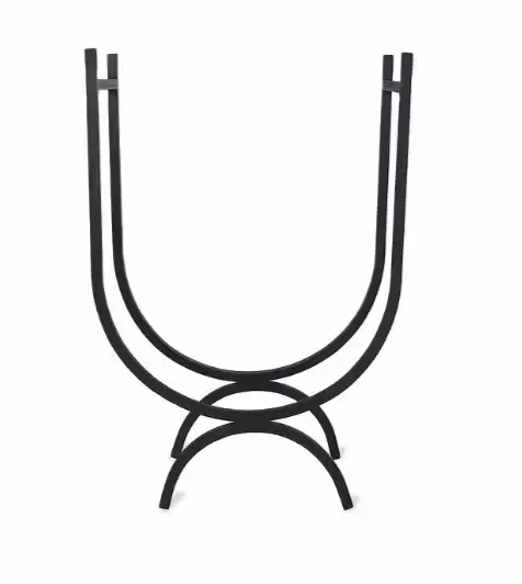 Large Log Holder - Wrought Iron