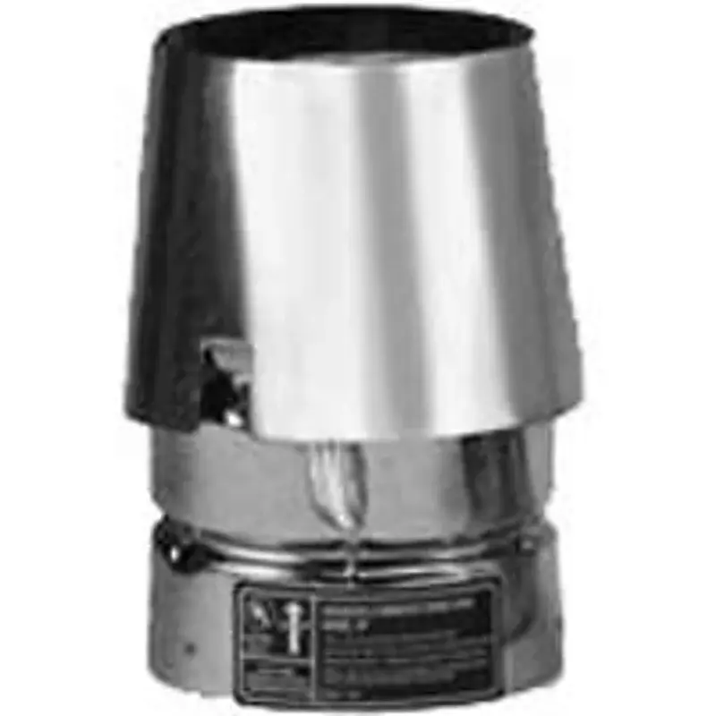 Selkirk 243803 Exit Cap, 3 Dia, 5-3/4 L, Galvanized