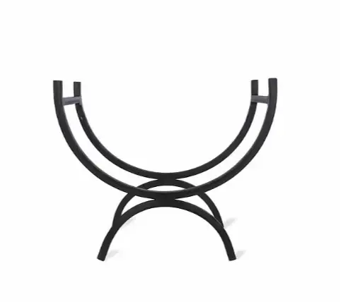 Small Log Holder - Wrought Iron