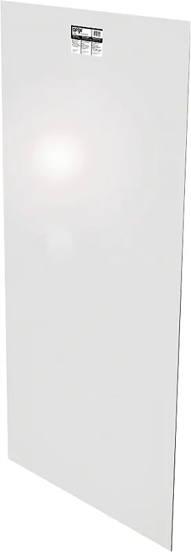 Plaskolite 1AG0575A/080G-367 Flat Sheet, 72 L, 36 W, 0.08 Plush, Clear