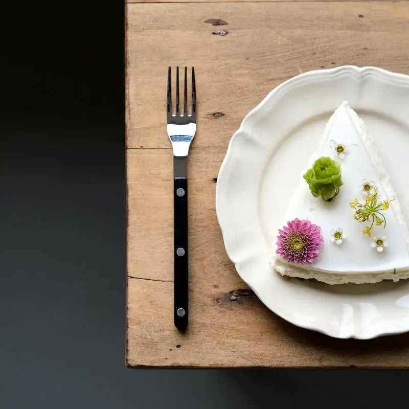 Bistrot Solid Salad Fork - Shiny