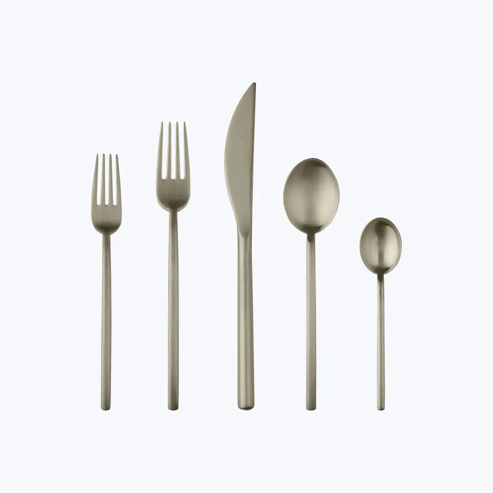 Due Flatware, Ice Finish