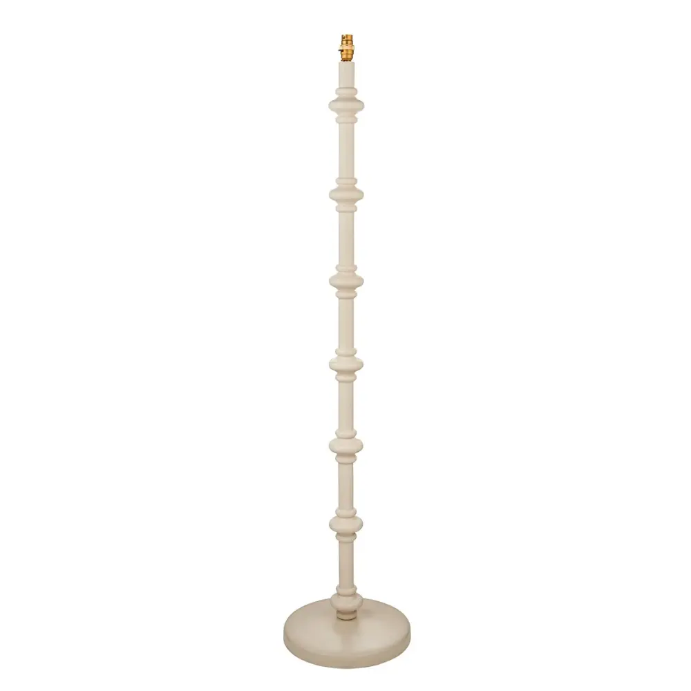 Aldeby Floor Light - Satin Almond Snow Paint