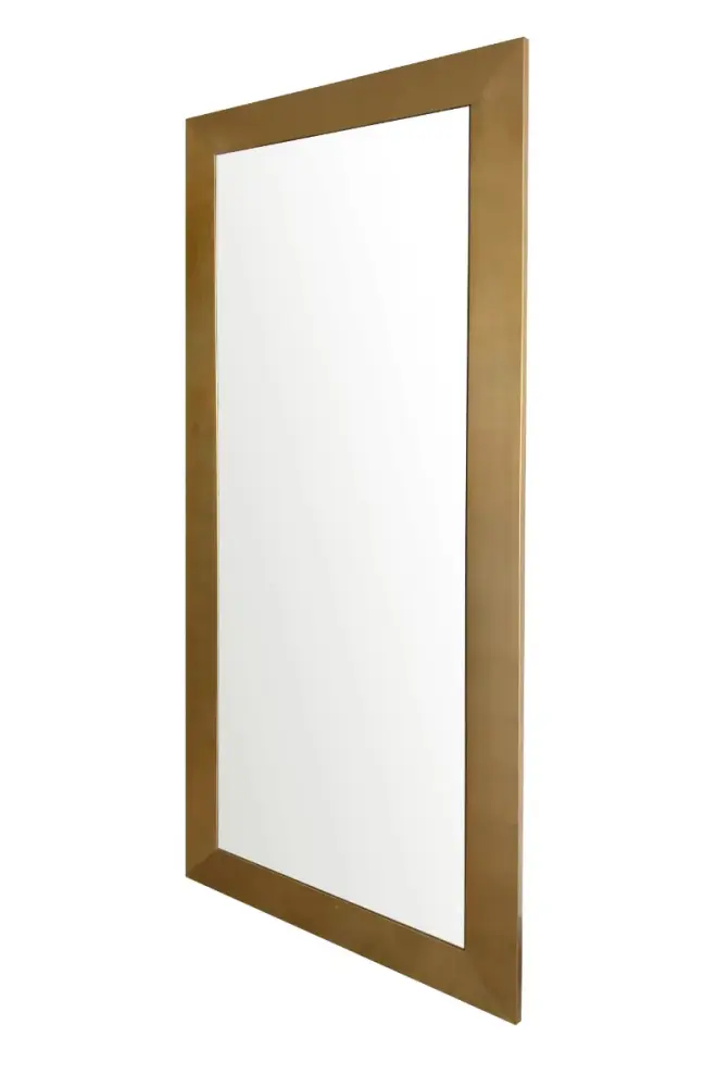 Sunburst Metal Modrest Dandy - Contemporary Gold Floor Mirror
