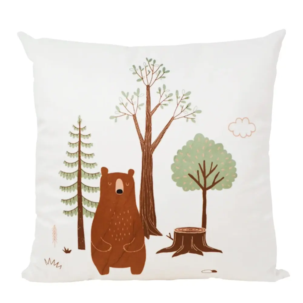Cushion Brown Bear 40x40cm