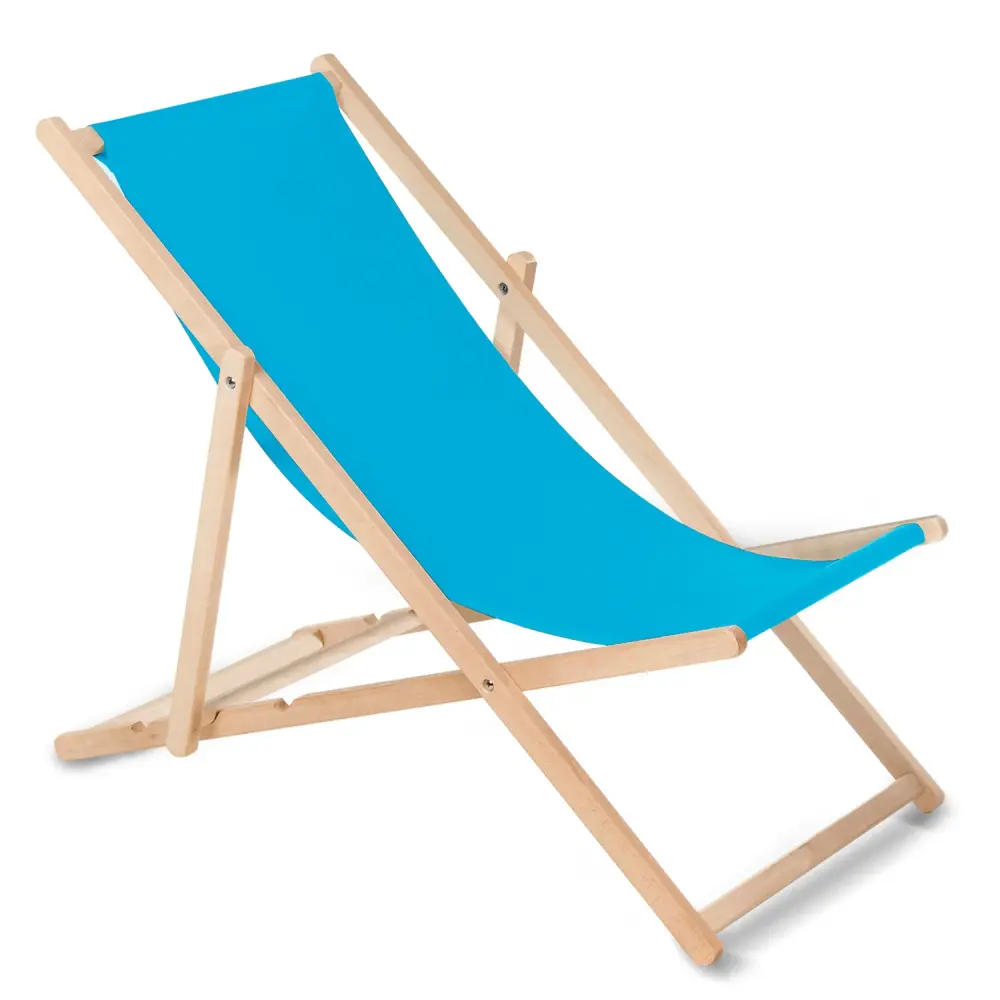GreenBlue GB183 classic folding lounger blue beech offers timeless style and durability. Crafted from first-rate beech woo...