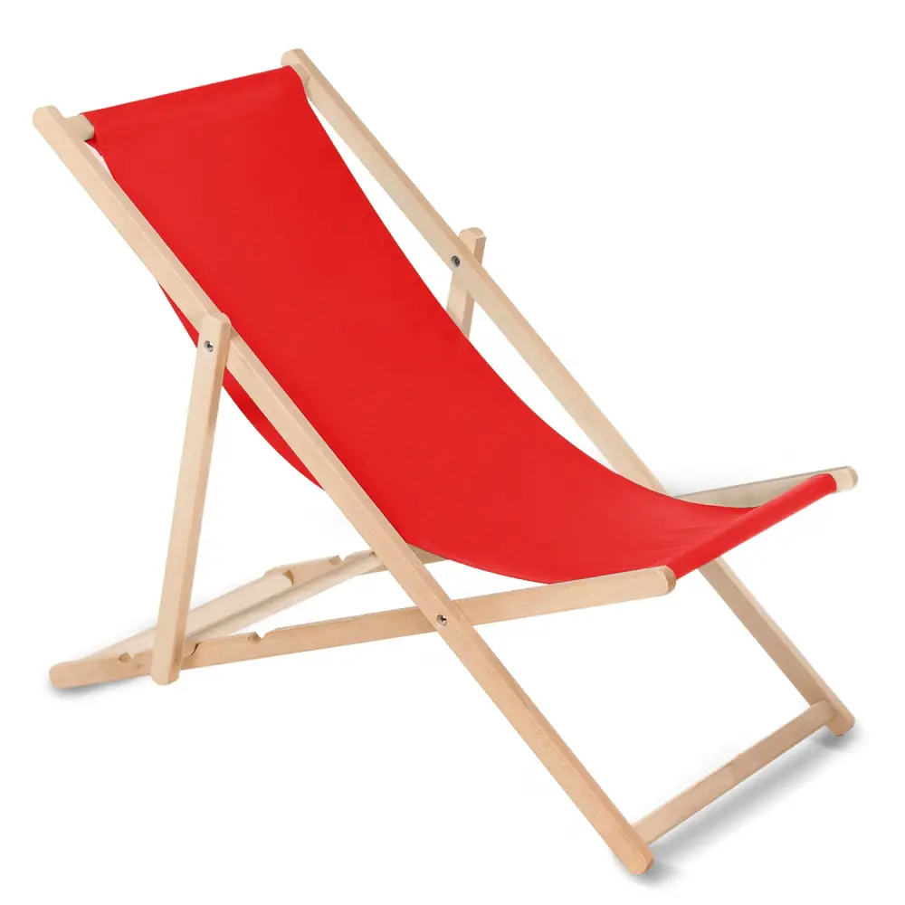 GreenBlue GB183 classic folding lounger red beech includes timeless elegance and functionality.