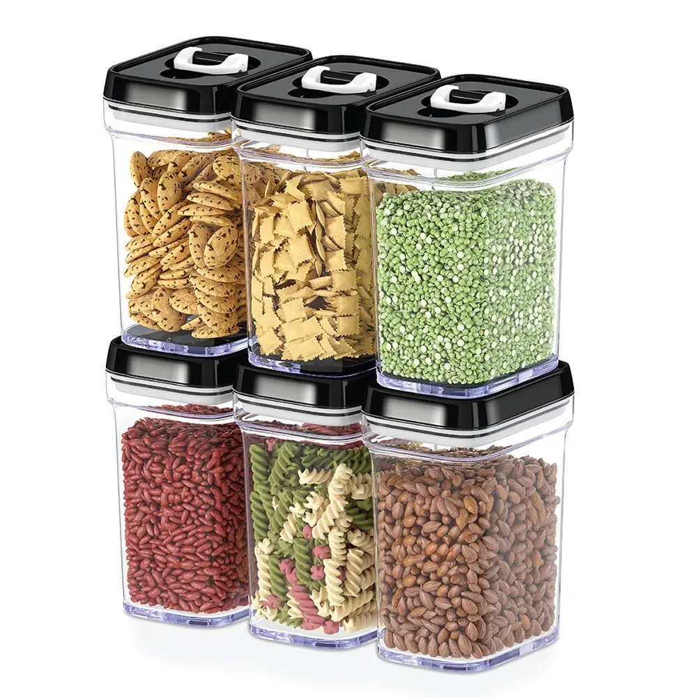 Airtight Food Storage Containers Lids – 6 Piece Place
