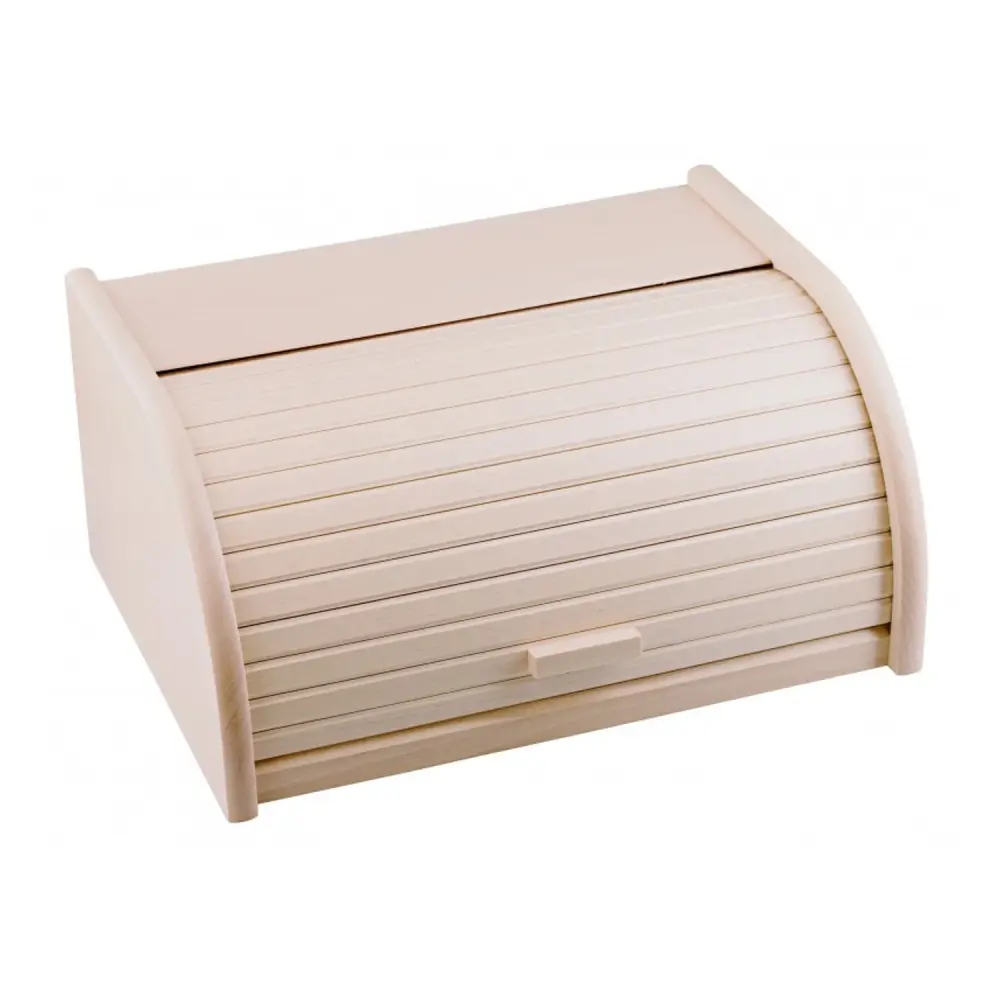 Practic Hardwood Breadbox Sliding Lid – Stylish and Functional Storage (#20080400)