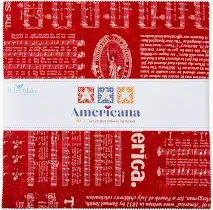 Riley Blake Americana Fabric Line 10" Stacker Bundle 10-16080-42 Will ship at end month