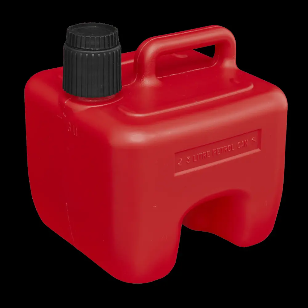 Sealey JC3R Stackable Fuel Can 3L - Ruby
