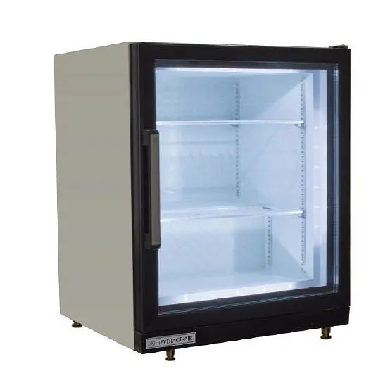 Beverage-Air Bright Countertop Freezer, Exterior Dimensions: WxDxH: 23.7” X 23.9” X 29.2”, CF3HC-1-W