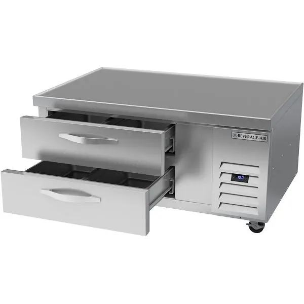 Beverage-Air Chef Base Freezer, Two Drawer, Exterior Dimensions: WxDxH: 48" X 34 3/4” X 24 3/8”, WTFCS48HC