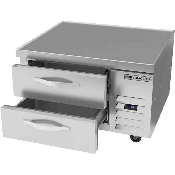 Beverage-Air Chef Base Freezer, Two Drawer, Exterior Dimensions: WxDxH: 36” X 34 3/4” X 24 3/8”, WTFCS36HC