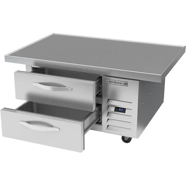 Beverage-Air Chef Base Freezer, Two Drawer Extended Top, Exterior Dimensions: WxDxH: 48" X 34 3/4” X 24 3/8”, WTF...